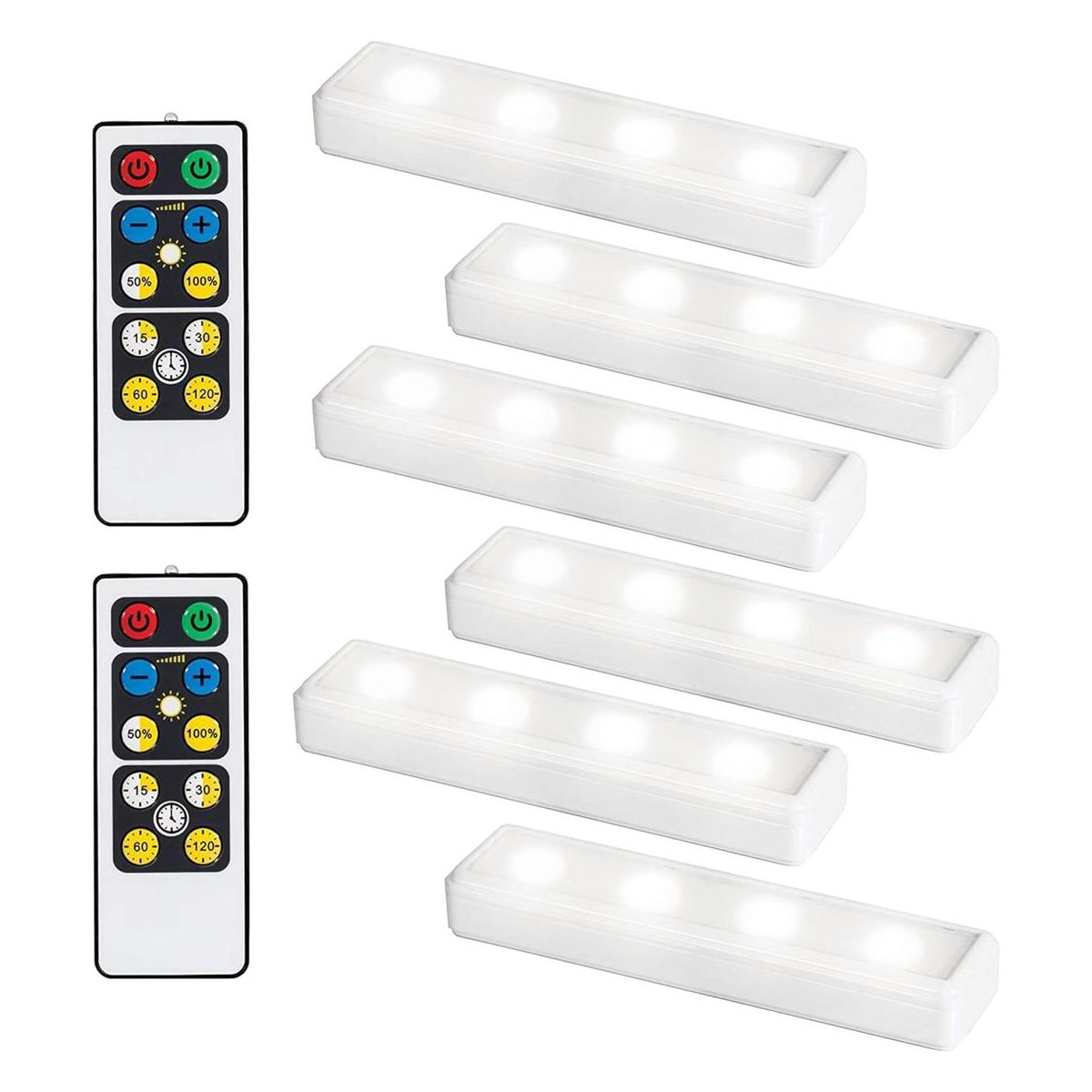 Brilliant Evolution Paquete de 6 luces LED inalámbricas