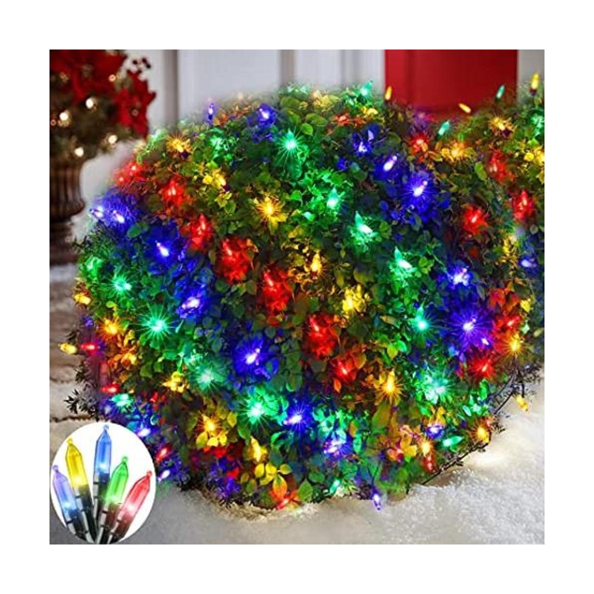 Luces LED de red de Navidad para arbustos al aire libre