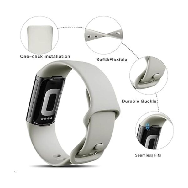 Ouwegaga Compatible con Fitbit Charge 5 Band para mujeres
