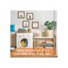 Juego de 4 letreros de decoración de lavandería para