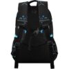 Glaphy Axolotls Mochila negra con estrellas para niños y