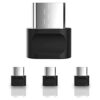 ECHZOVE Paquete de 4 adaptadores USB tipo C estación de_1