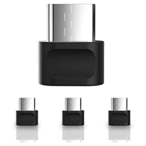 ECHZOVE Paquete de 4 adaptadores USB tipo C estación de_1
