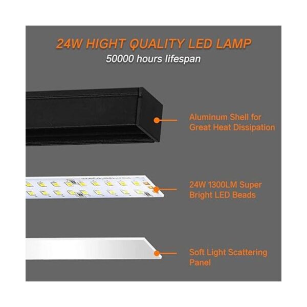 Hitish Lámpara LED de escritorio 24 W súper brillante_4