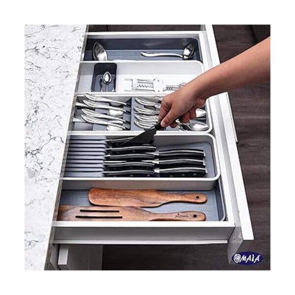 OMAIA Organizador de cajones de cocina soporte para
