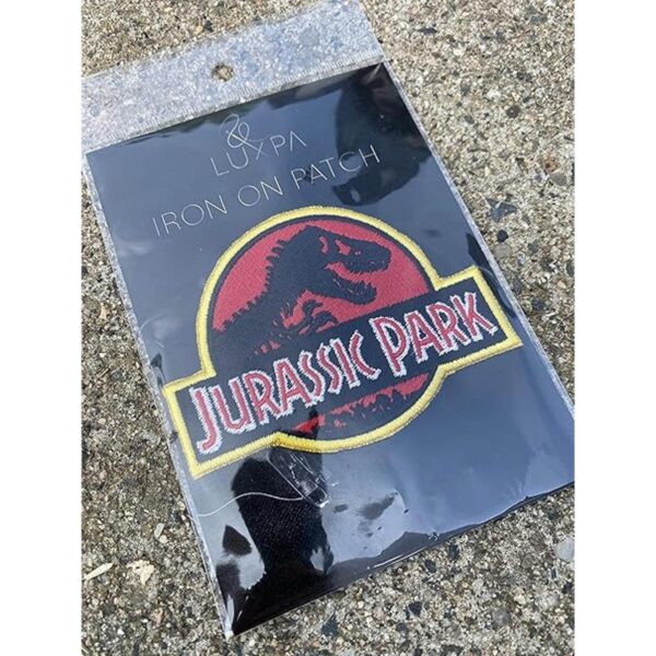 LUXPA Jurassic Park Plancha bordada de alta calidad_4