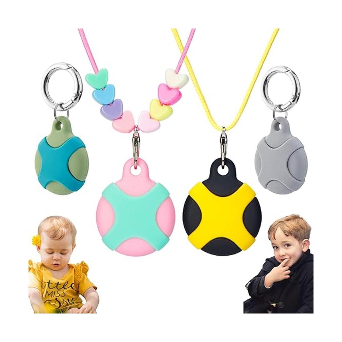 CHABAEBAE Soporte para AirTag para niños collar de AirTag