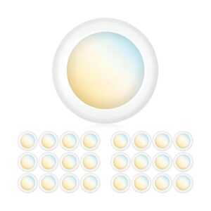 PARMIDA Paquete de 24 luces LED regulables de 56_1