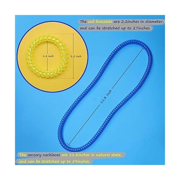 Chew Necklaces Bracelets for Sensory Kids 12 Pack Sensory_2