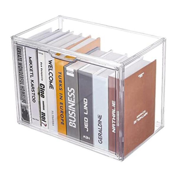 FABROK Caja organizadora de almacenamiento de libros