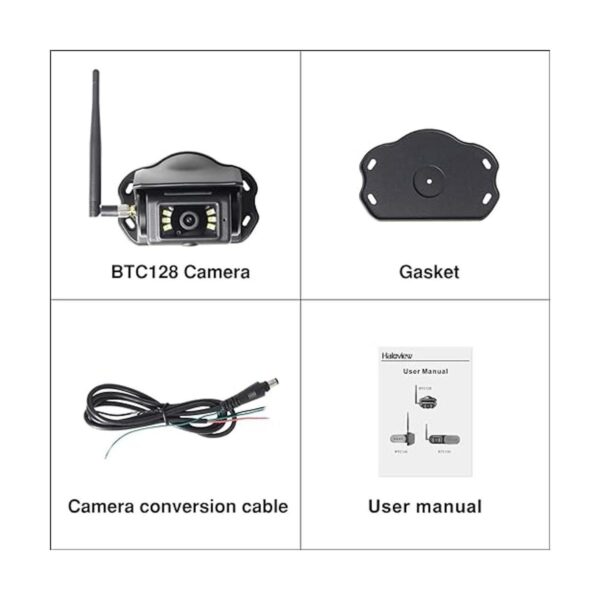 Haloview BTC128 Cámara de visión trasera inalámbrica FHD_4