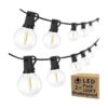 Cadena de luces LED G40 de 200 pies 100 x 2 para