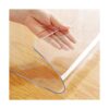 Mantel cuadrado de plástico de cristal lavable para mesa
