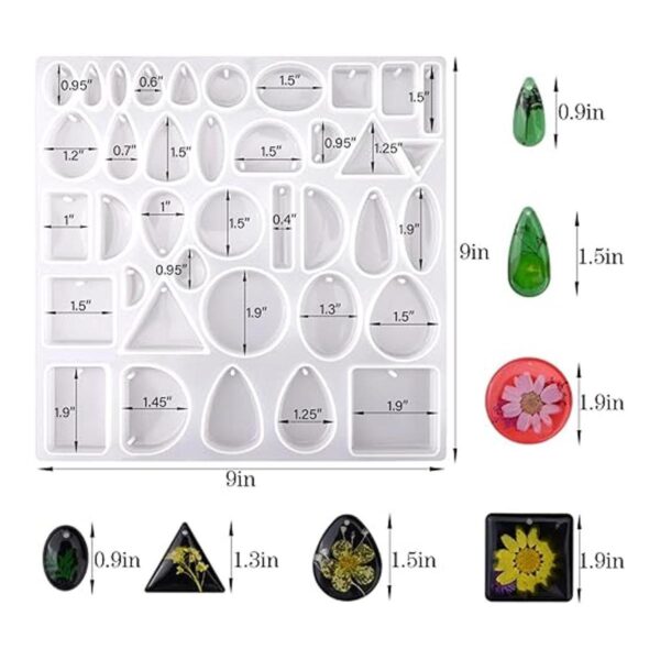 Resin Jewelry Molds Jewelry Molds for Resin Casting_2