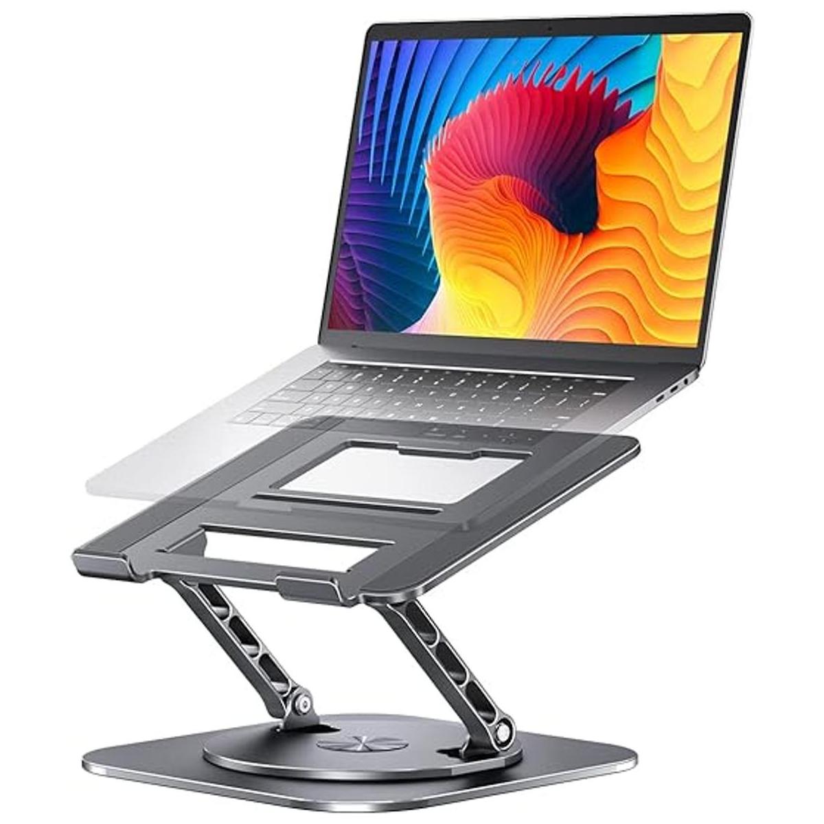 Aoevi Soporte ajustable para laptop con base giratoria de