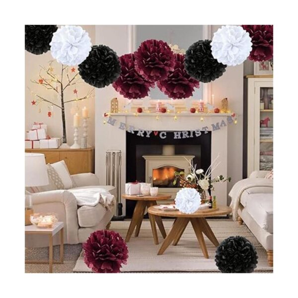 Decoraciones 2022 granate graduaciónburdeos negro y_6