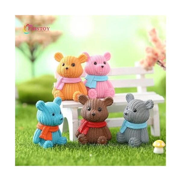 Firstoy Adornos de oso de peluche para decoración de_2