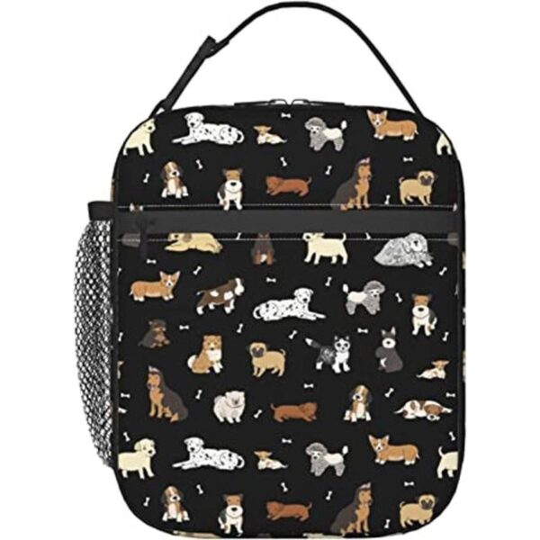 Oplp Linda bolsa de almuerzo para perros cachorros