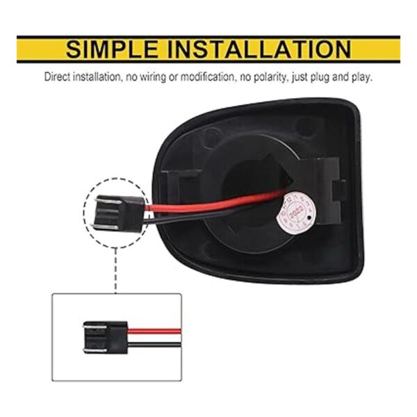 RF Auto Lámpara LED de repuesto para placa de matrícula_5