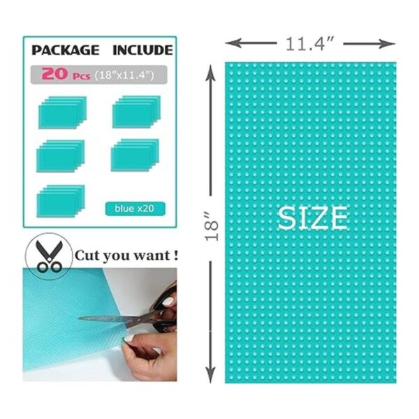 Rwotlls 20 piezas de forros para refrigerador lavables_2