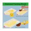 Benote Bandeja de pintura de diamante con tapa cubierta_5
