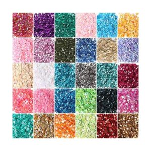 CCINEE Lentejuelas sueltas de 0.157 in 30 colores