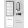 PHOTOOLEX Luz de video RGB en la cámara para cámaras DSLR_3
