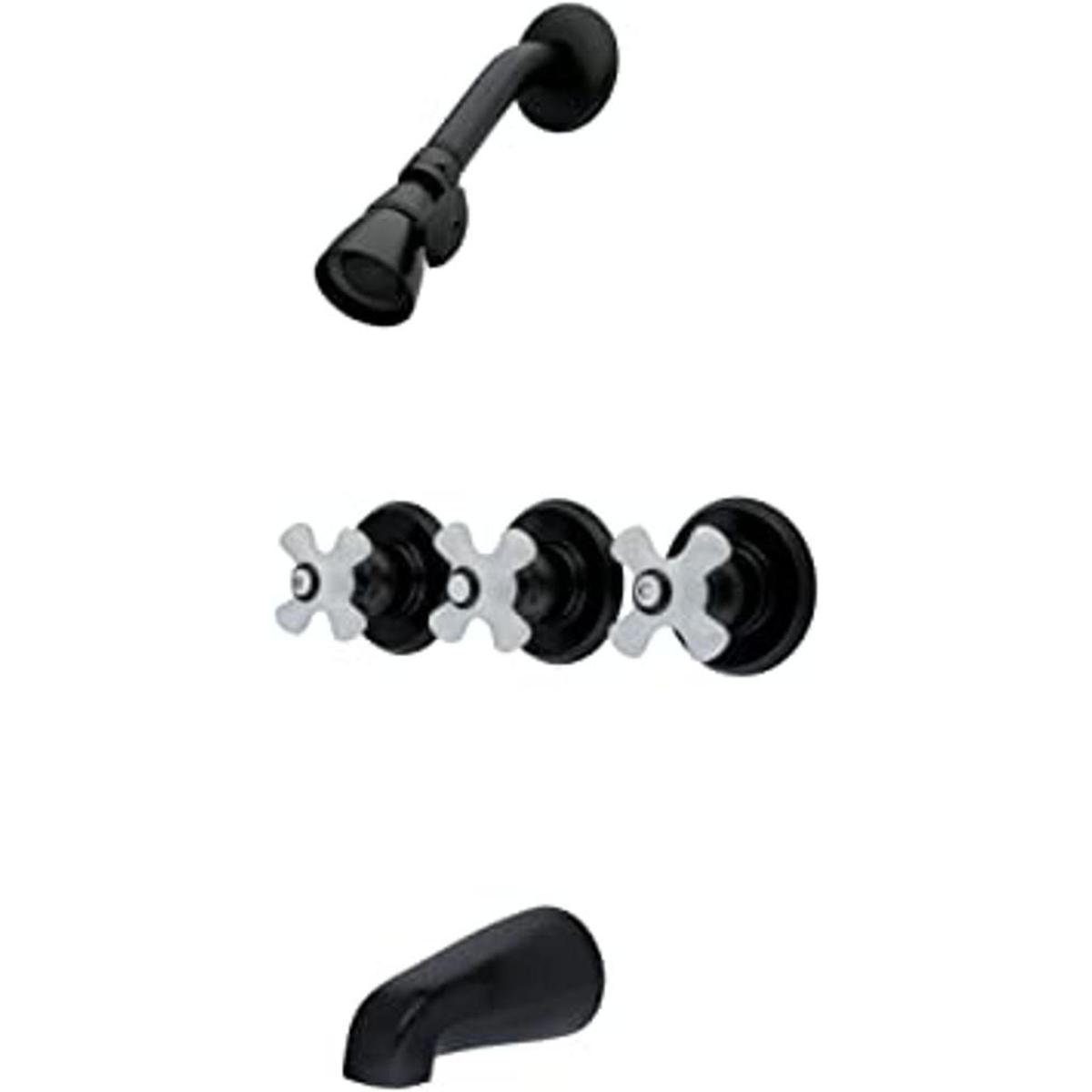 Kingston Brass KB235PX Grifo para bañera y ducha con