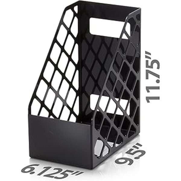 Officemate reciclado Revistero grande color negro Negro_2