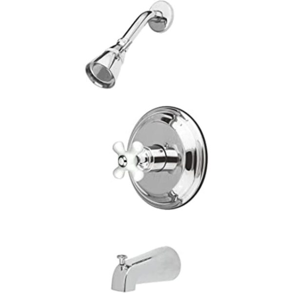 Kingston Brass KB3631PX Grifo para bañera y ducha con_1