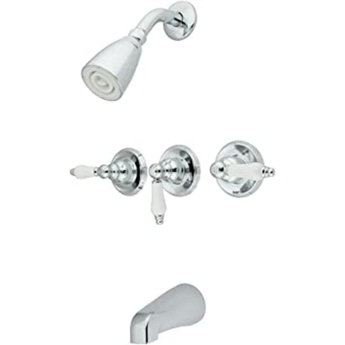 Kingston Brass KB231PL Grifo para bañera y ducha con