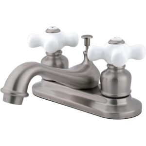 Kingston Brass KB608PX Grifo de lavabo níquel cepillado_1