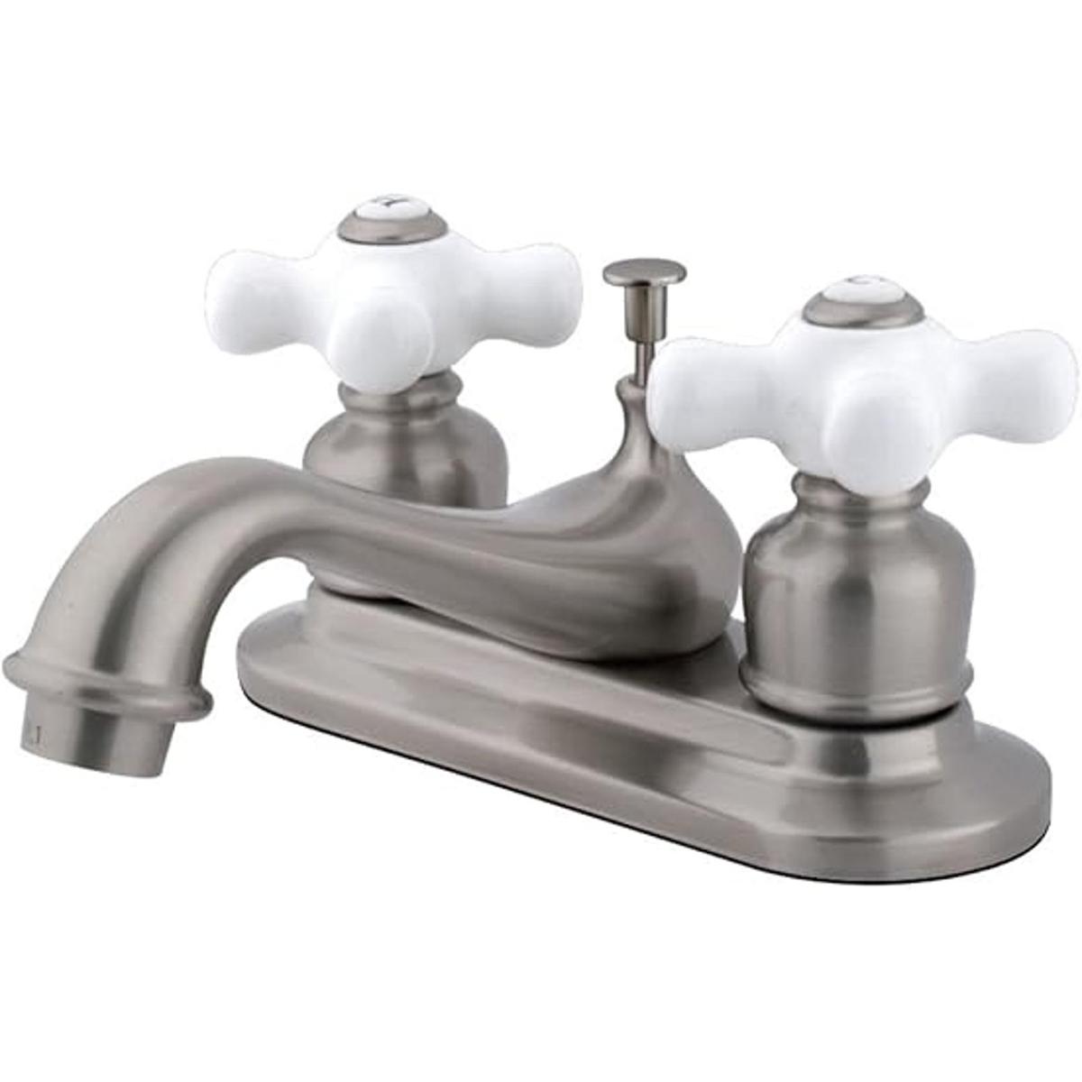 Kingston Brass KB608PX Grifo de lavabo níquel cepillado