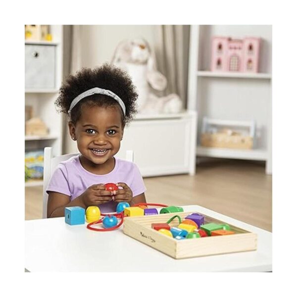 Set de cuentas Melissa Doug con 30 cuentas y 2 cordones_6