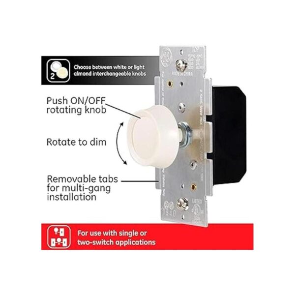 Interruptor de luz GE 18020_2