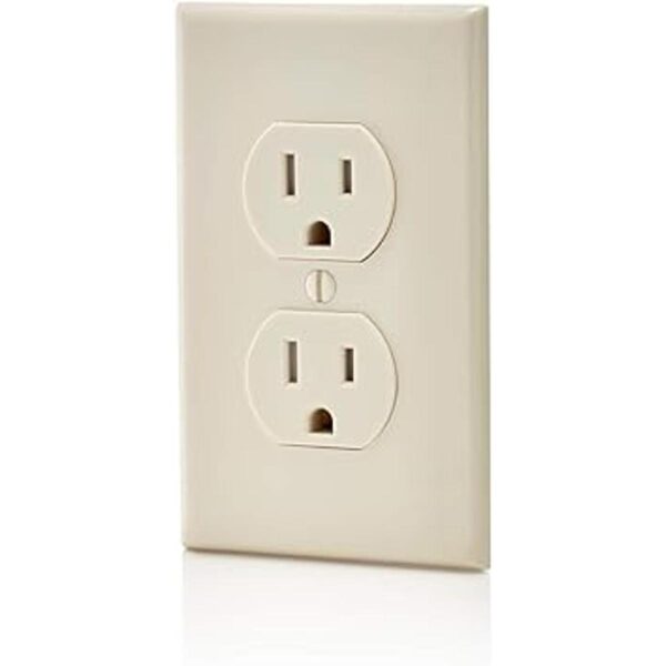 Receptáculo Leviton de doble toma recta de 15 A 125 V_4