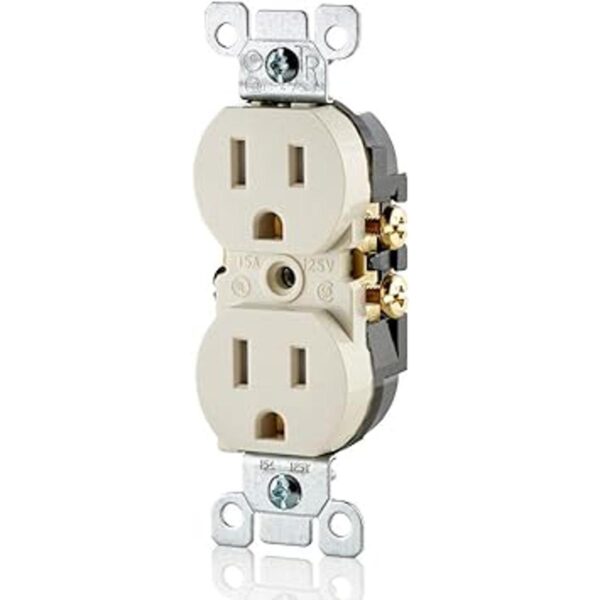 Receptáculo Leviton de doble toma recta de 15 A 125 V_2