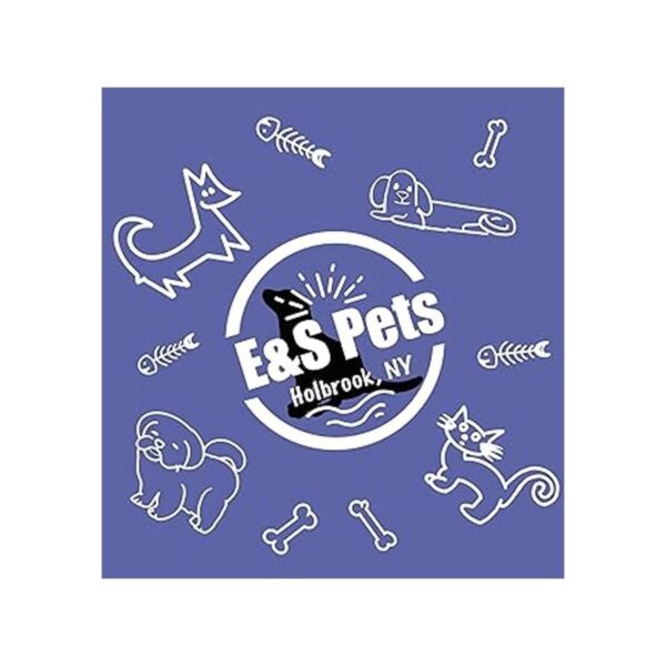 Schnauzer Ornamento gris y blanco con patas colgantes_3
