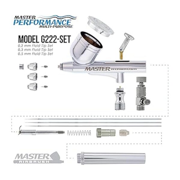Master Airbrush Cool Runner II Kit de sistema de compresor_3