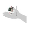 Schnauzer Ornamento gris y blanco con patas colgantes_4