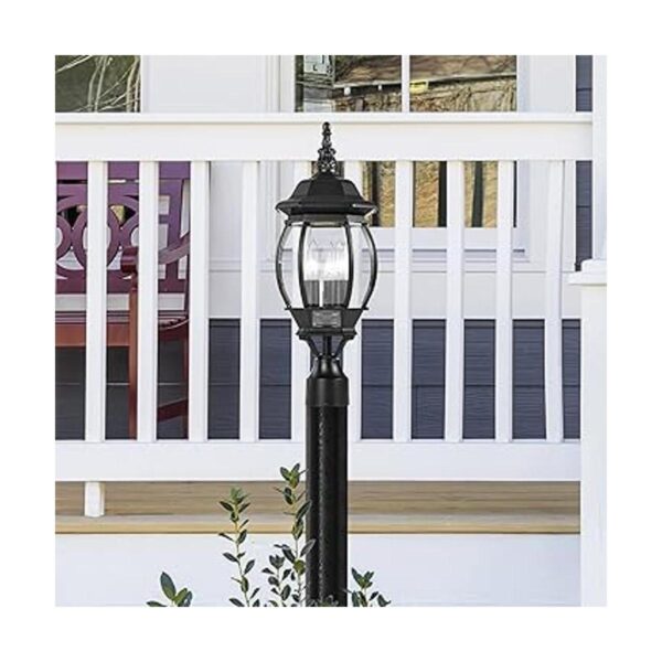 Nuvo 60885 Farol de pared con paneles biselados de color