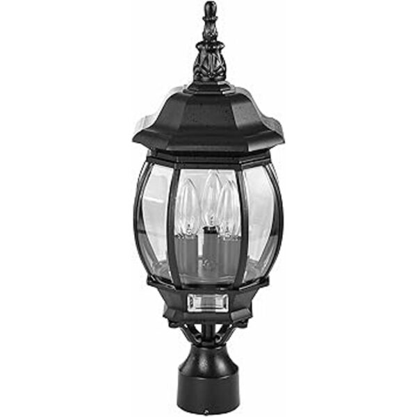 Nuvo 60885 Farol de pared con paneles biselados de color