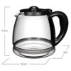 BLACKDECKER Jarra de repuesto TC1200B 12 tazas Cristal