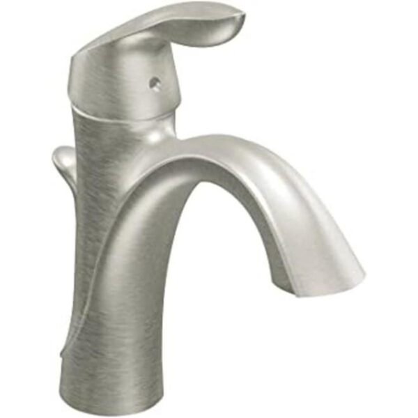 Llave monomando de arco alto Moen Eva para baño 6400BN_1