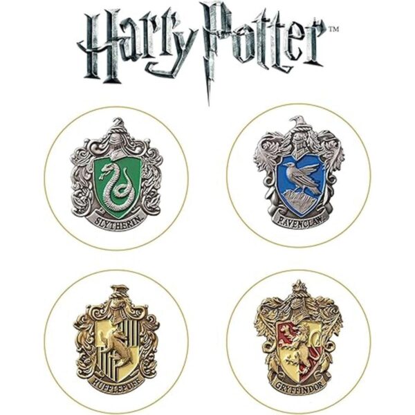 Set de prendedores con los escudos de las casas de Harry_4