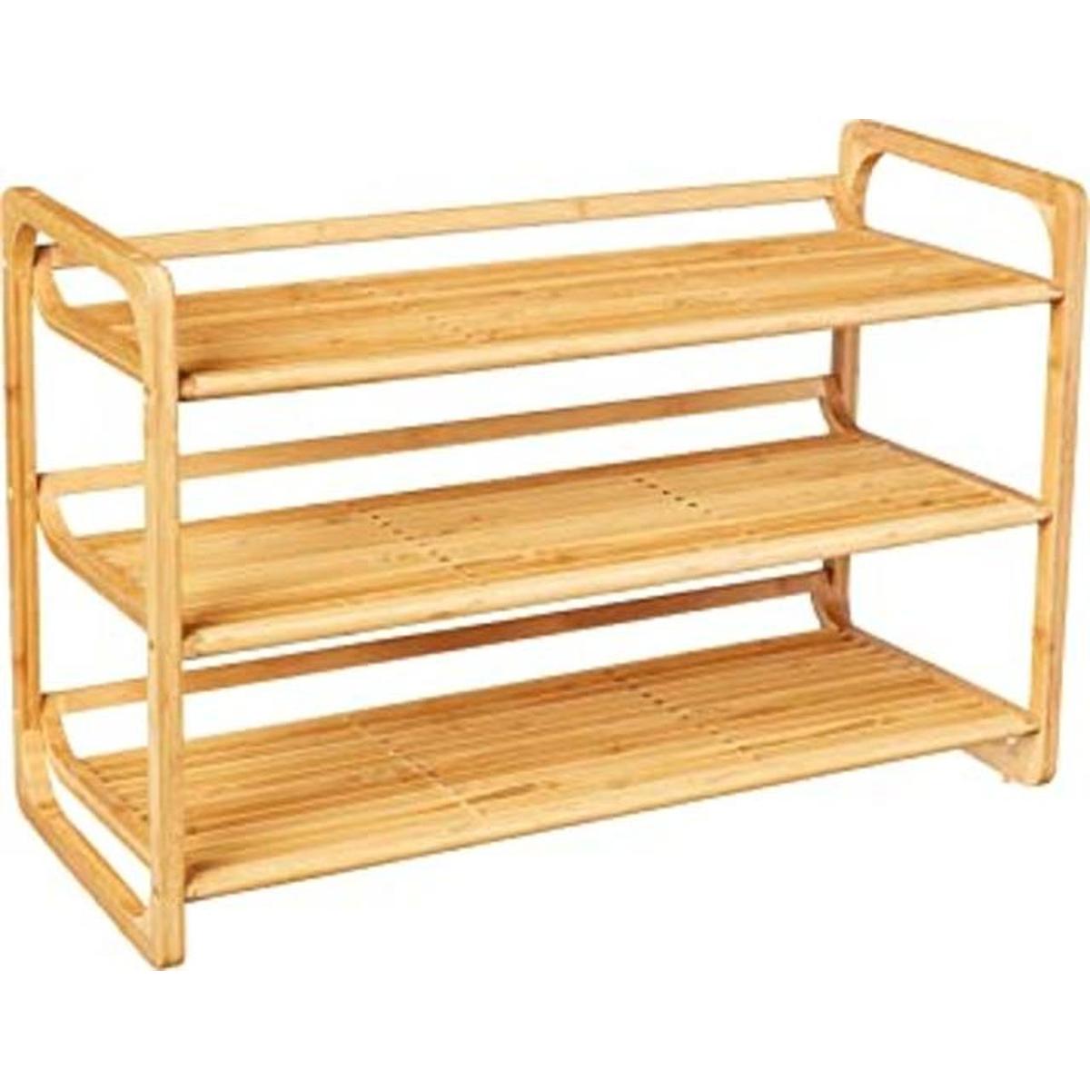 Organizador de recibidor HoneyCanDo de bambú SHO02222 de 4