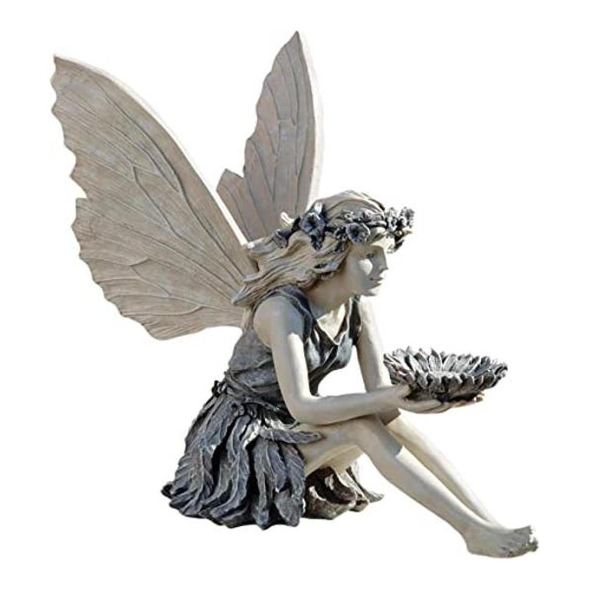 Design Toscano EU41620 Comedero para pájaros con estatua