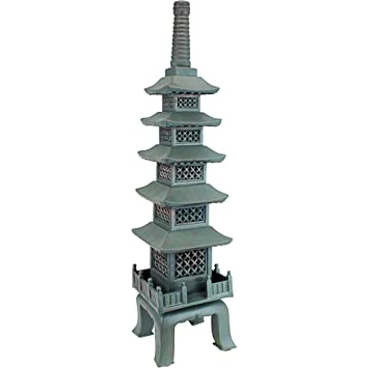 Design Toscano The Nara Temple Pagoda Estatua de jardín