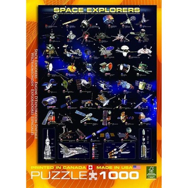EuroGraphics Space Explorers Rompecabezas de 1000 piezas_4