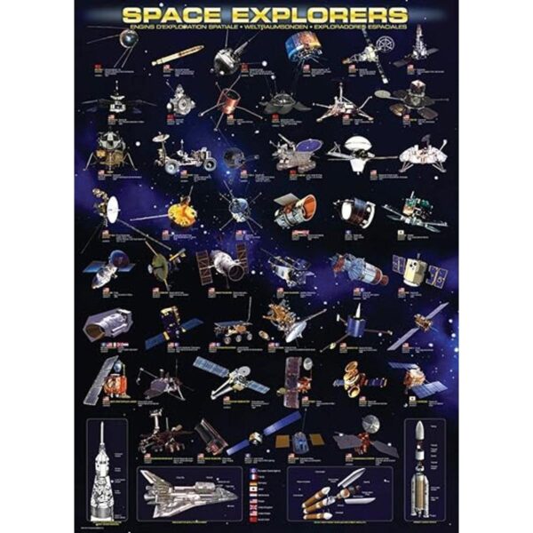 EuroGraphics Space Explorers Rompecabezas de 1000 piezas_2